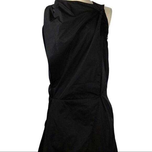 Balenciaga Black Label Runway Silk Asymmetric Tuxedo High Fashion Couture Mini - Picture 2 of 16